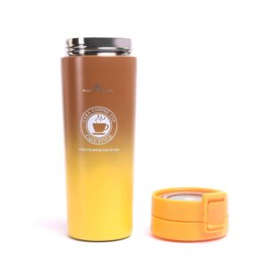 RAW ELEMENT 380ml Ceramic-Coated Insulated Coffee Travel Mug | Leak-Proof Vacuum Stainless Steel Cup with Safety Lock Lid | BPA-Free, Dishwasher Safe, Thermal Tumbler for Hot & Cold Beverages - Image 17