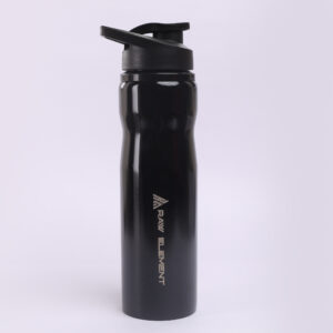 Double Walled Stainless Steel Hot and Cold Water Bottle for Home, Travel, School & College (Black) - Image 8