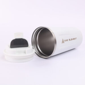 Coffee Tumbler Mug with Leak-Proof Lid (White) - Image 3