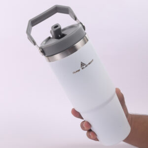 RAW ELEMENT 18/8 Stainless Steel Insulated Water Bottle | Double-Wall Vacuum Flask with Flip Straw Lid | Leak-Proof, BPA-Free, Dishwasher Safe | 24H Cold, 6H Hot | 1L Bottle for Travel & Gym - Image 19