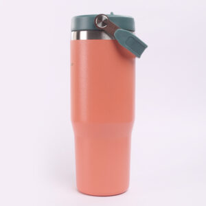 RAW ELEMENT 18/8 Stainless Steel Insulated Water Bottle | Double-Wall Vacuum Flask with Flip Straw Lid | Leak-Proof, BPA-Free, Dishwasher Safe | 24H Cold, 6H Hot | 1L Bottle for Travel & Gym - Image 9