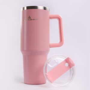 RAW ELEMENT 1.2L Stainless Steel Insulated Tumbler Bottle | Leakproof Hot & Cold Sipper with 1 Steel Straws | Black Travel Mug for Gym, Office, Car Cup Holder - Image 23