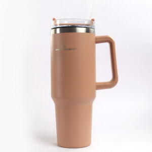 RAW ELEMENT 1.2L Stainless Steel Insulated Tumbler Bottle | Leakproof Hot & Cold Sipper with 1 Steel Straws | Black Travel Mug for Gym, Office, Car Cup Holder - Image 14