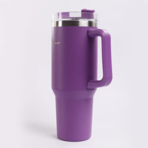 RAW ELEMENT 1.2L Stainless Steel Insulated Tumbler Bottle | Leakproof Hot & Cold Sipper with 1 Steel Straws | Black Travel Mug for Gym, Office, Car Cup Holder - Image 5