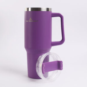 RAW ELEMENT 1.2L Stainless Steel Insulated Tumbler Bottle | Leakproof Hot & Cold Sipper with 1 Steel Straws | Black Travel Mug for Gym, Office, Car Cup Holder - Image 10