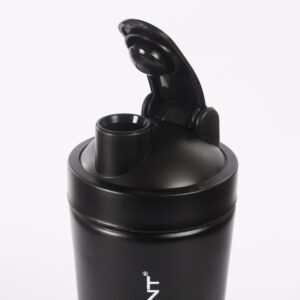 Raw Element Stainless Steel Shaker Bottle for Gym (750ml, Black) – Leakproof, BPA-Free, Protein, Pre-Workout, BCAA & Water Mixer with Wire Ball – Durable, Eco-Friendly, Easy Clean, Flip Cap - Image 5