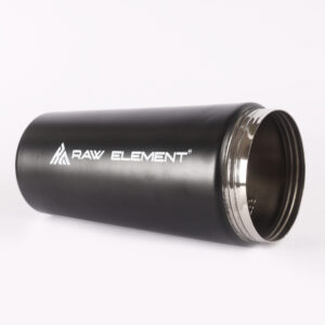Raw Element Stainless Steel Shaker Bottle for Gym (750ml, Black) – Leakproof, BPA-Free, Protein, Pre-Workout, BCAA & Water Mixer with Wire Ball – Durable, Eco-Friendly, Easy Clean, Flip Cap - Image 7