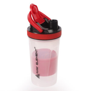 Raw Element Shaker Bottle with Storage Compartment | Leak-Proof, BPA-Free, Non-Slip Grip | 850ml Protein Mixer for Smoothies, Pre Workout & More | Portable & Anti-Sediment Design - Image 8