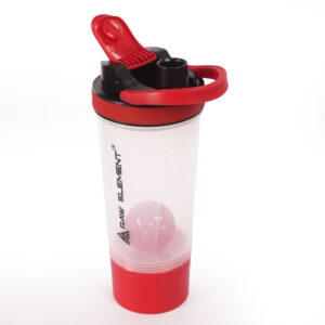 Raw Element Shaker Bottle with Storage Compartment | Leak-Proof, BPA-Free, Non-Slip Grip | 850ml Protein Mixer for Smoothies, Pre Workout & More | Portable & Anti-Sediment Design - Image 10
