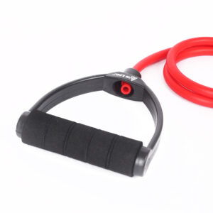 Raw Element Double Resistance Latex Exercise Band – Heavy-Duty Pull Rope for Stretching, Home Gym, Strength Training – Tube Exerciser with Foam Grip - Image 3