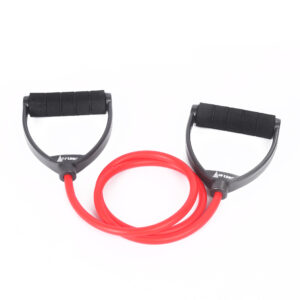 Raw Element Double Resistance Latex Exercise Band – Heavy-Duty Pull Rope for Stretching, Home Gym, Strength Training – Tube Exerciser with Foam Grip - Image 5