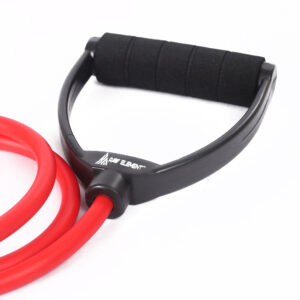 Raw Element Double Resistance Latex Exercise Band – Heavy-Duty Pull Rope for Stretching, Home Gym, Strength Training – Tube Exerciser with Foam Grip - Image 4