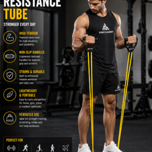 Raw Element Resistance Band 25 Kgs/Toning Tube/Toning Bands/Exercise Bands/Home Gym Bands - Image 3
