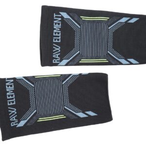 Raw Element Compression Knee Sleeves for Men & Women – Pair of Knee Supports for Gym, Sports, Weightlifting, Running, Joint Pain Relief & Injury Recovery – Breathable & Stretchable Fabric - Image 3