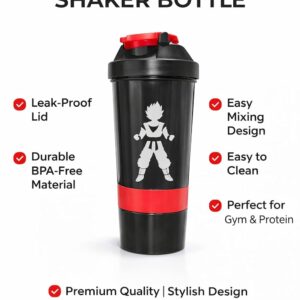 Gym Combo Set – Premium Duffle Bag + Shaker Bottle + Wrist Wraps | Waterproof PU Leather Gym Bag for Men & Women | Fitness Travel Sports Kit (Black/Brown) (Brown) - Image 3