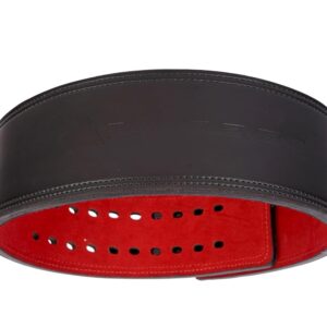 13MM Lever Weightlifting Belt – 4" Wide Powerlifting Belt for Men & Women, Back Support, Squats, Deadlifts (XL) - Image 3