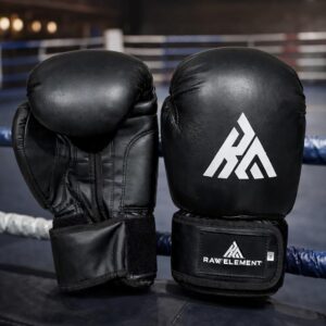 Versatile Training & Sparring Gloves for Boxing, MMA, Muay Thai – Durable, Padded, with Wrist Wrap, Thumb Support & Grip Bar (Black, 60Z) - Image 6